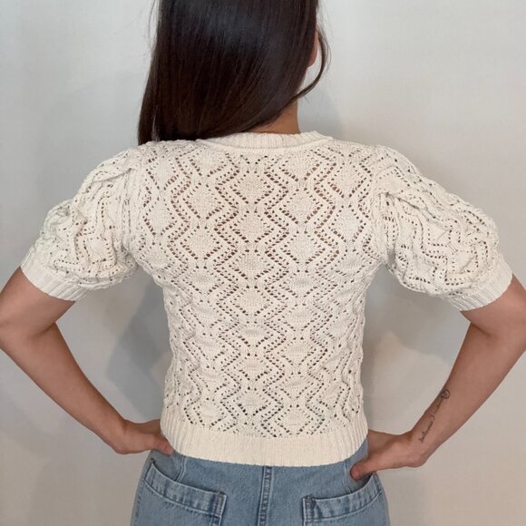 Blusa knit color crema - Zara - Picture 3 of 7